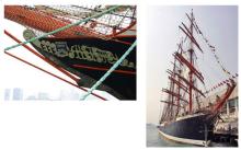 unknown tall-ship at the Ocean Terminal