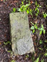Footpath Direction Stone Slab at Tei Tong Zai, Lantau