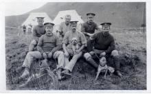 87 COY, RGA, tents