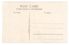 Back of postcard EU001