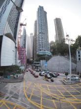 One Wan Chai, from Kennedy Road Foot Bridge