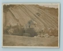 Labourers  shifting a sandhill 1920's