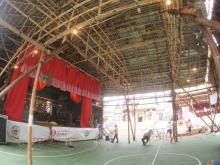 Preparation for Cheung Chau Bun Festival