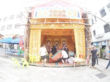 Preparation for Cheung Chau Bun Festival