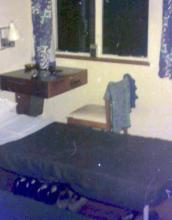 Accommodation in Gray Block for an airman at RAF Kai Tak