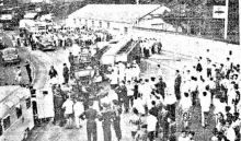 Queensway Death Bend - Tram Speeding and Derailed