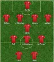 England 1966 world cup winner formation 4-1-3-2  "Wingless Wonders" 