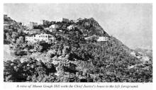 Mount Gough and the Chief Justice's house-1950