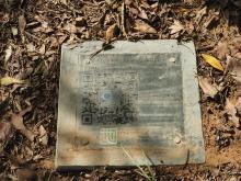 QR Code, next to North Langau Obelisk