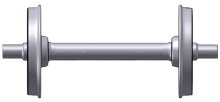 Rail vehicle wheelset