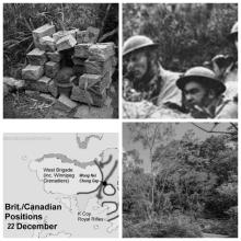 Makeshift Memorial of Wong Nai Chung Gap - the Canadian Winnipeg Grenadier Regiment