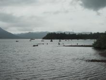Ruins of some structure in the water