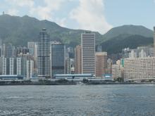 Modern day Shek Tong Tsui, from Cheung Chau Ferry
