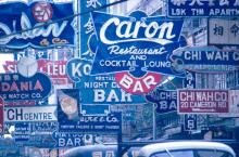 Neon Signs on Cameron Road, c.1967