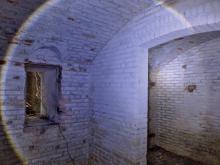 West gun underground magazine - service hatch in the inner room