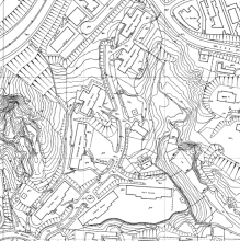 map of Married Quarters, Pilgrim's Way circa 1998