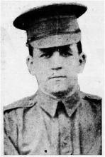1916 - photo studio portrait of Chinese Warrant Officer Morris Two Gun Cohen