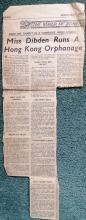 UK Newspaper cutting c1957