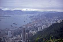 The view from the Peak early 70's Hong Kong (1)