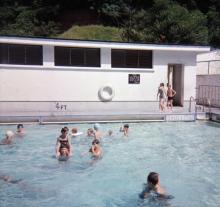 Victoria Barracks pool, mid sixties