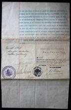 Official deed Holland-China Trading Company installing W. Kien as representative, 1903
