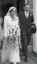 Wesselingh family archives: wedding photo Jan and Mieke Wesselingh, The Netherlands, 1936