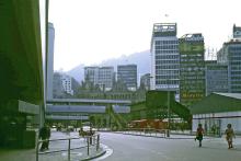 Buildings near Star Ferry terminal - HK in '75