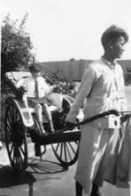 1930s KJS Pupil on Rickshaw