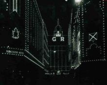 1937 Coronation Night, Shell House, Jardine House and Gloucester Hotel