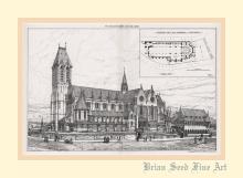 1880 Proposed R.C Cathedral Building Plan