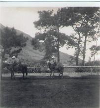 Brooks children at Horse Riding School 1953c Photo # 3