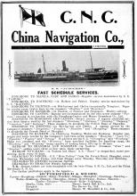 S.S. Tungchow, C.N.C. ( China Navigation Co. advertisement)
