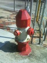 Old style fire hydrant - corner of Ho Tung Rd and Boundary St