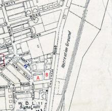 1947 Map of Kowloon near Chatham Road