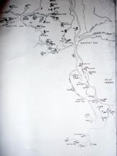 1950s Map of Wanchai Gap & Mount Cameron