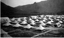 British Army Camp at Sek Kong 1950