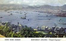 Northwest Orient Airlines postcard - 1950's