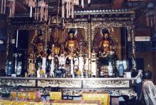 Temple interior, Po Lin Monastery