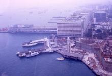 1986 - helicopter view of Tsim Sha Tsui
