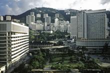 Chater Garden and Hong Kong Hilton (1980)