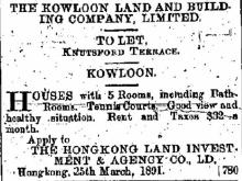 1891 Knutsford Terrace - To Let Advertisment