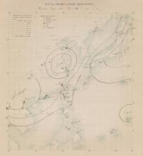 Weather chart at 0600 H on 17 July 1925.