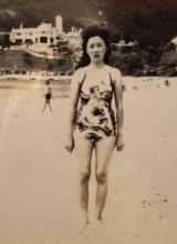 Uncle Andrew's wife Josephine (formerly Mrs Lui La Yin) at Repulse Bay