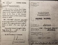 Copy of Mr. Hughes' passport. 