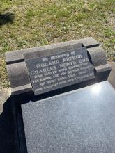 2020 - Grave marker for Roland Arthur Charles North C.M.G. in Wentworth Falls Cemetery, NSW, Australia.jpg