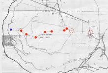 Mount Davis Cemetery Obslisk map
