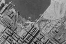 Hung Hom Ferry Piers aerial view 1964 