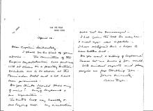 Alice Dyer to Alexander Laihovetsky, letter 2, 1932