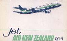 Air New Zealand DC8 Service to Hong Kong