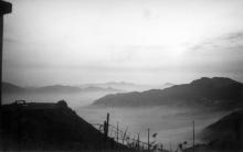 Battys dawn mists over Wan Chai.